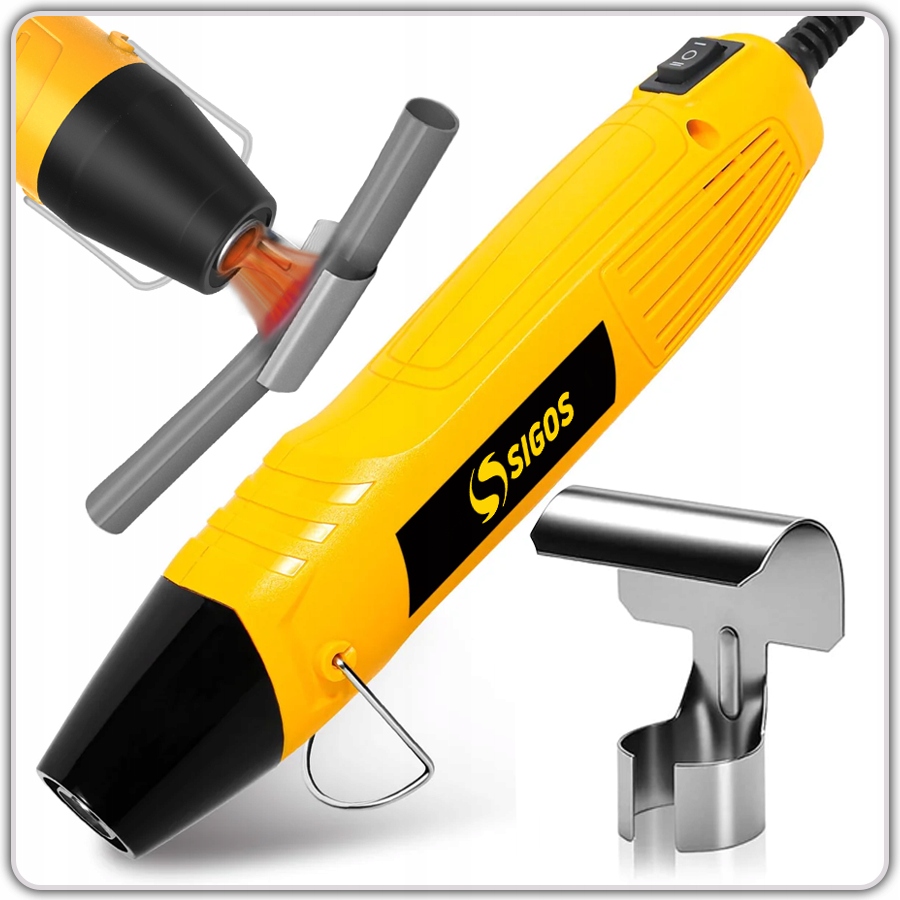 PRECYZYJNA MINI OPALARKA ELEKTRYCZNA HOT AIR 320W 350°C + DYSZA Zasilanie sieciowe