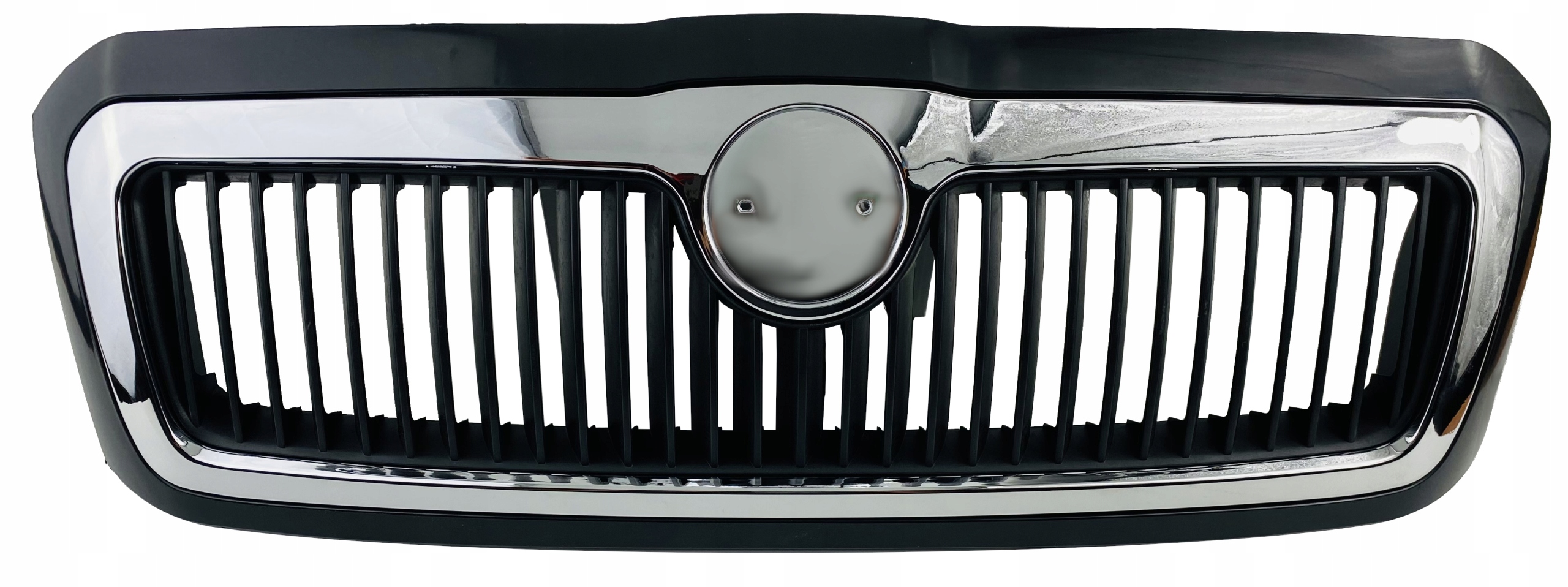 KOMPLETNA ATRAPA MASKI PRZÓD CHROM OCTAVIA I FL