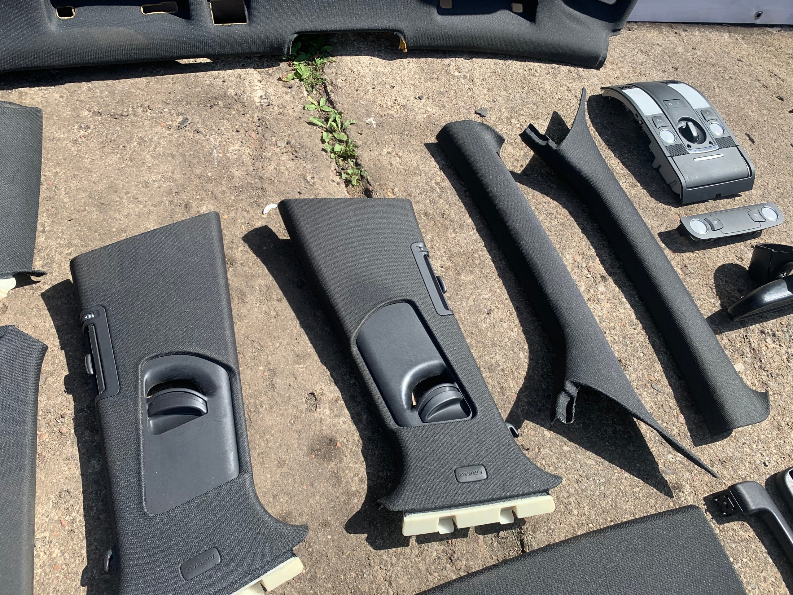 CIELO INTERNO SUFIT nero nero BLACK AUDI A6 C6 kombi AVANT