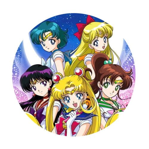 

Przypinka Sailor Moon wzór2 anime 58 mm