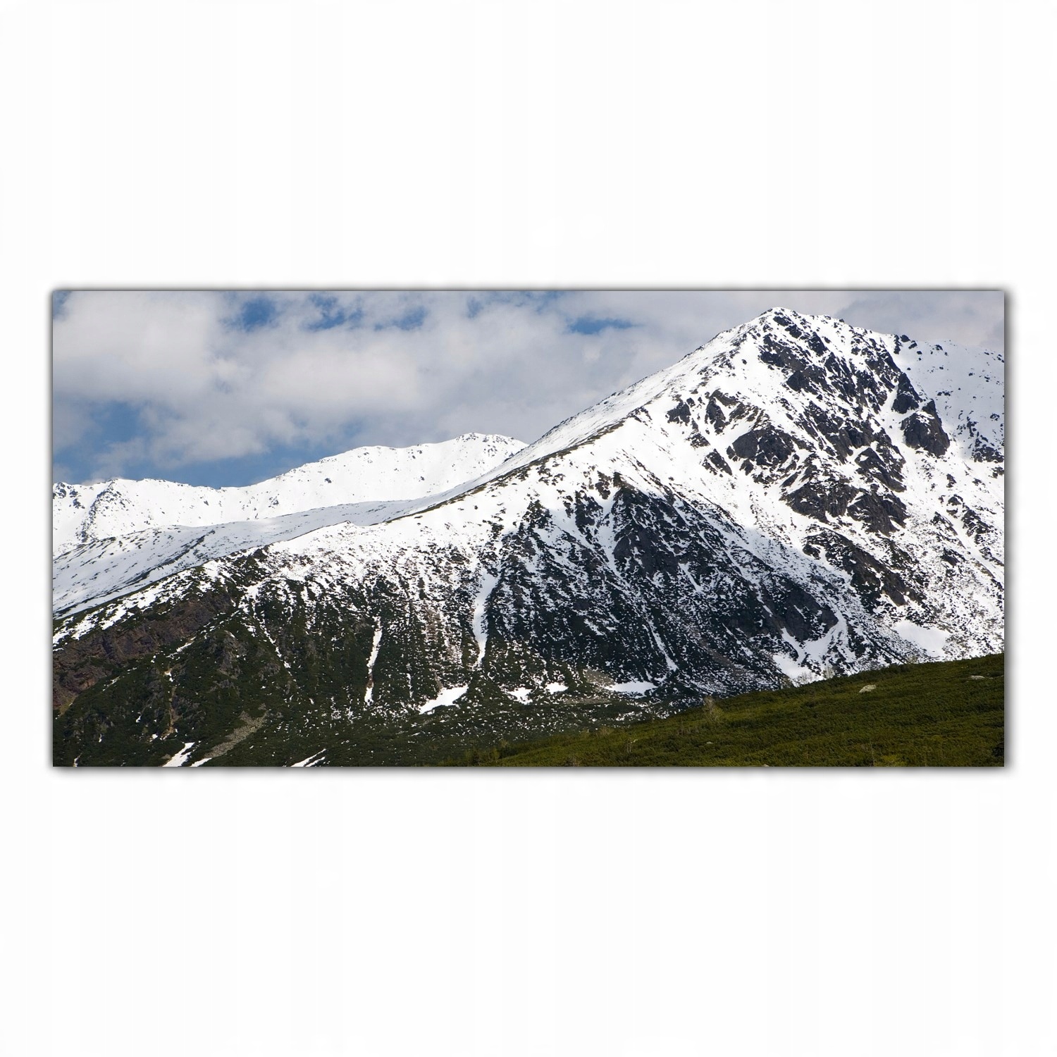 

Obraz Szklany Foto-obraz Góry Śnieg Zima 120x60