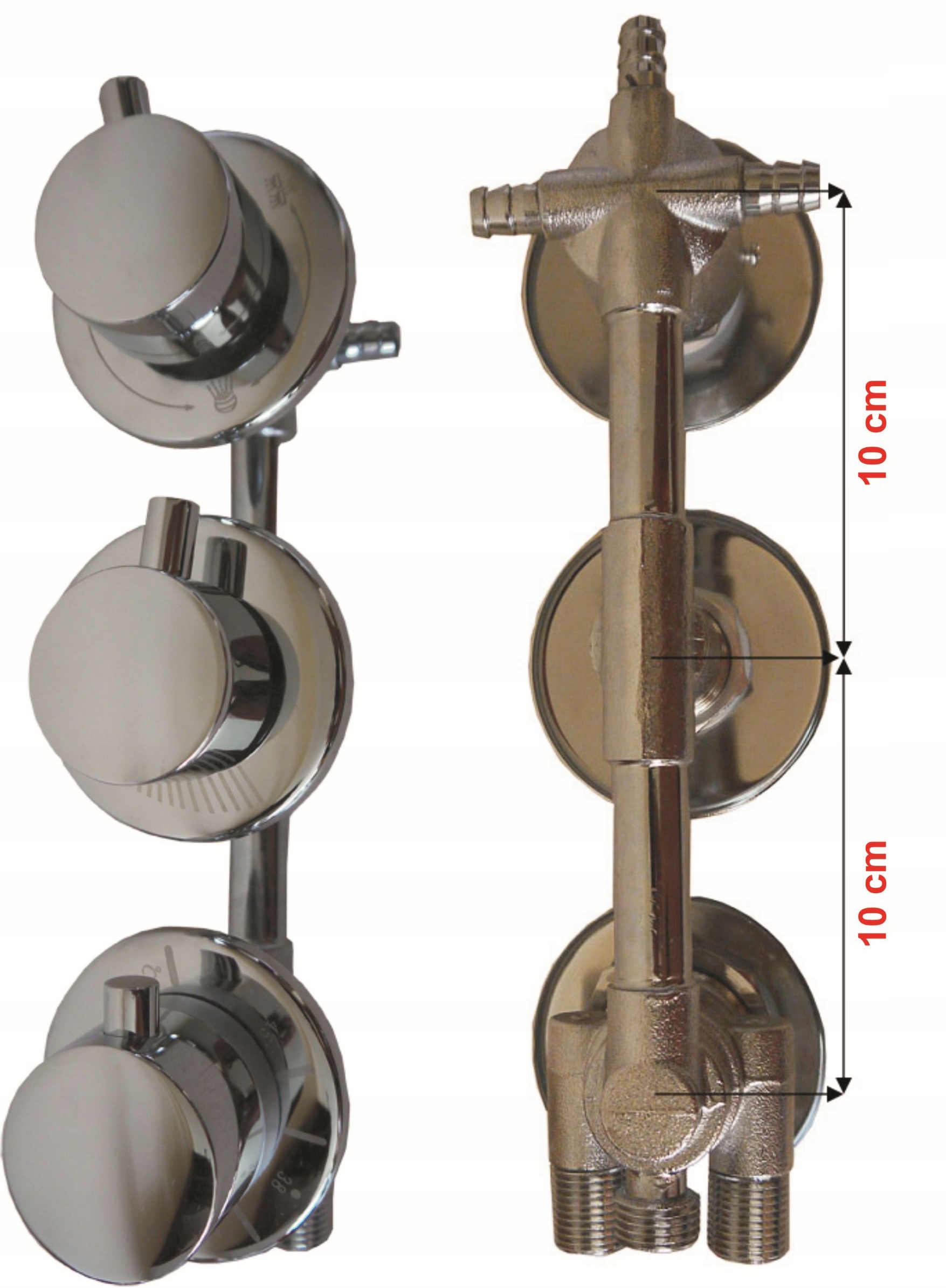 Batéria S Termostatom 3-FUNKCIE Pre Sprchové Kabíny S Parnou Saunou