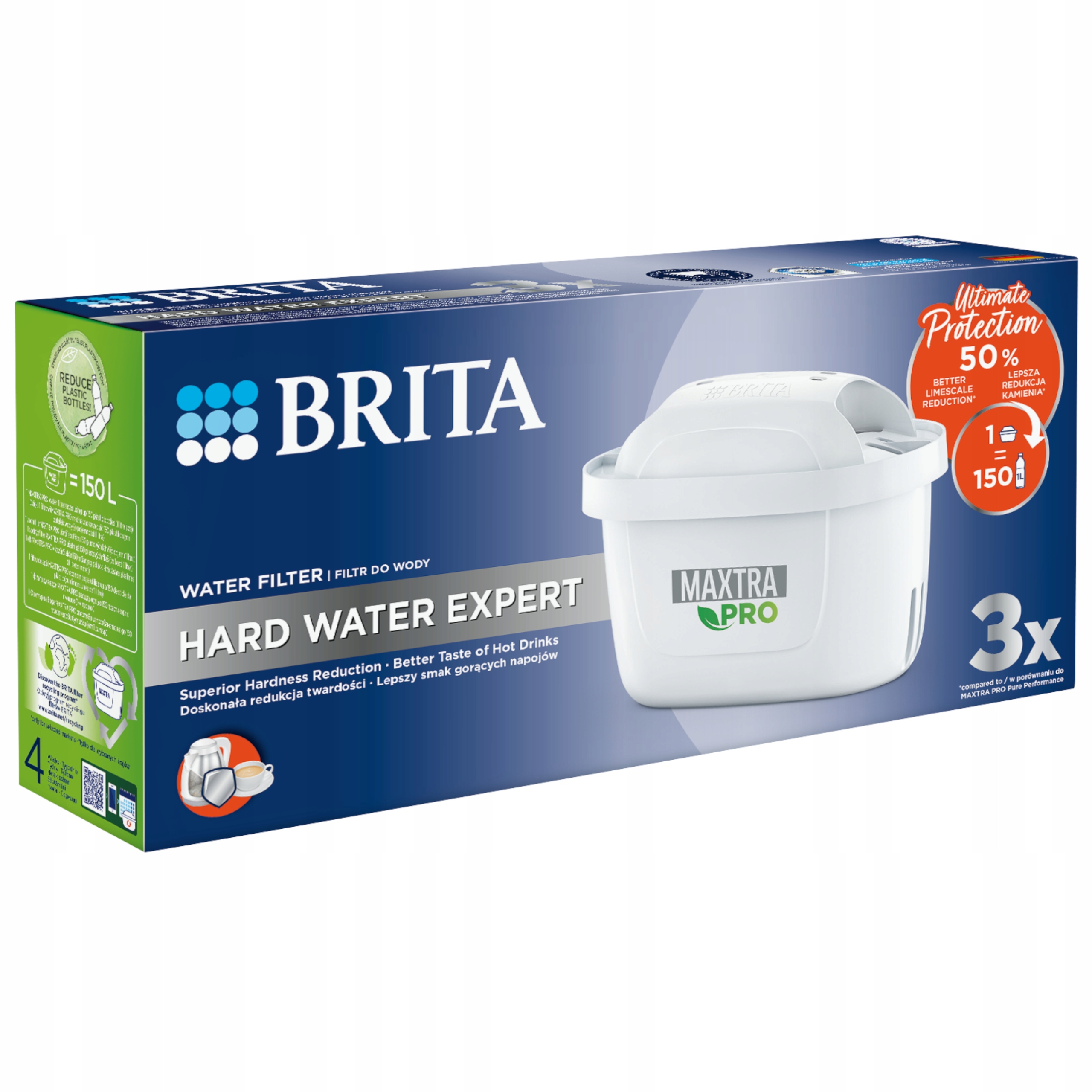 Náplň Brita Maxtra Pro Hard Water do kanvice Brita Style 3x tvrdá voda