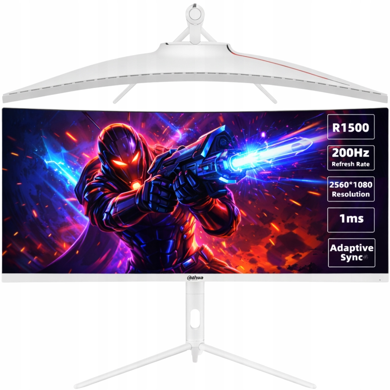 Monitor Gamingowy Zakrzywiony Led Dahua 30 Cali 180HZ 200HZ 1MS Dp Hdmi Va