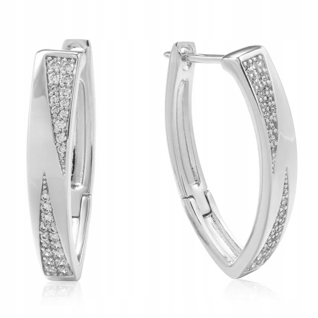 Stříbrné náušnice Ag 925 s zirkony IM0131023ER