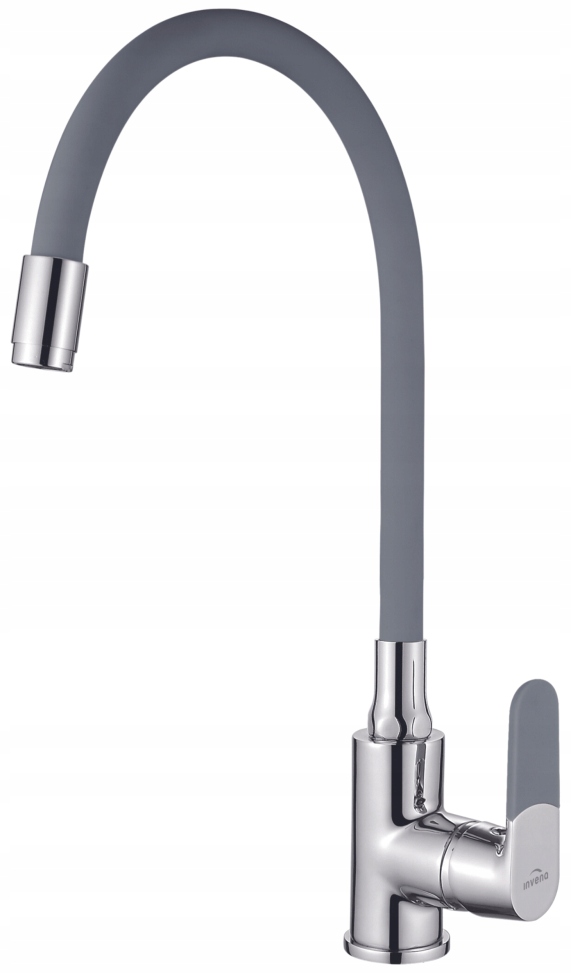 Invena Bateria Kuchenna Joga Szary/chrom
