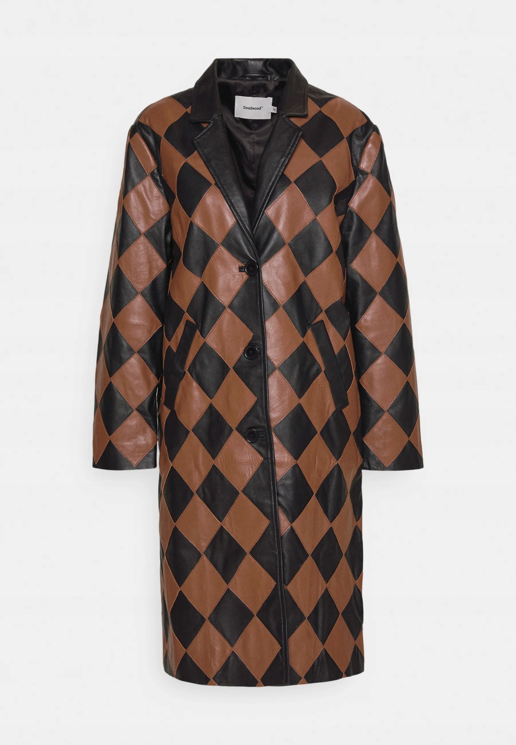 Outlet Deadwood Ollie Checker Coat – Klasický kabát