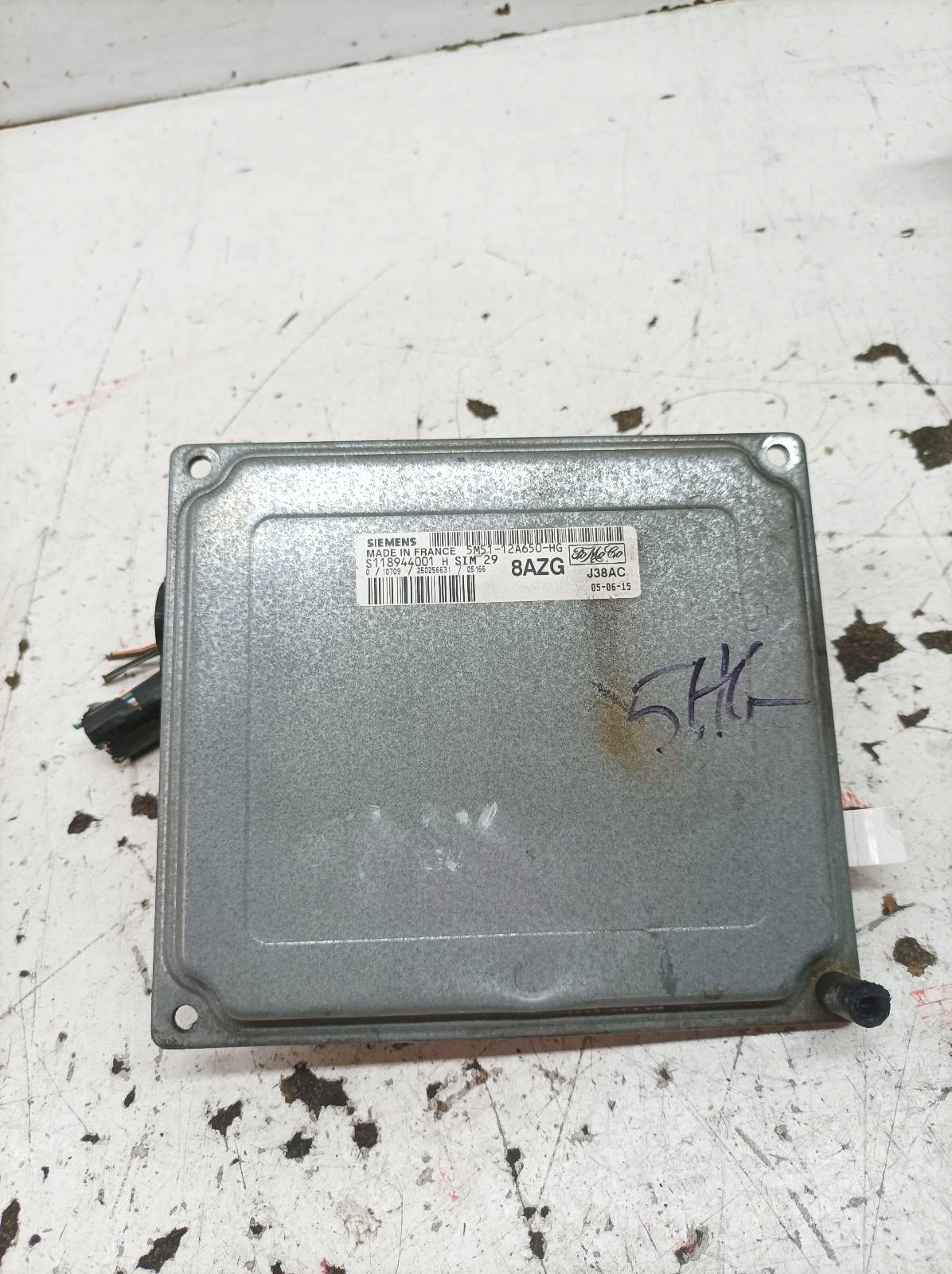 control unit of the engine 5M5112A650HG Ford Focus Mk2 (2004-2011)