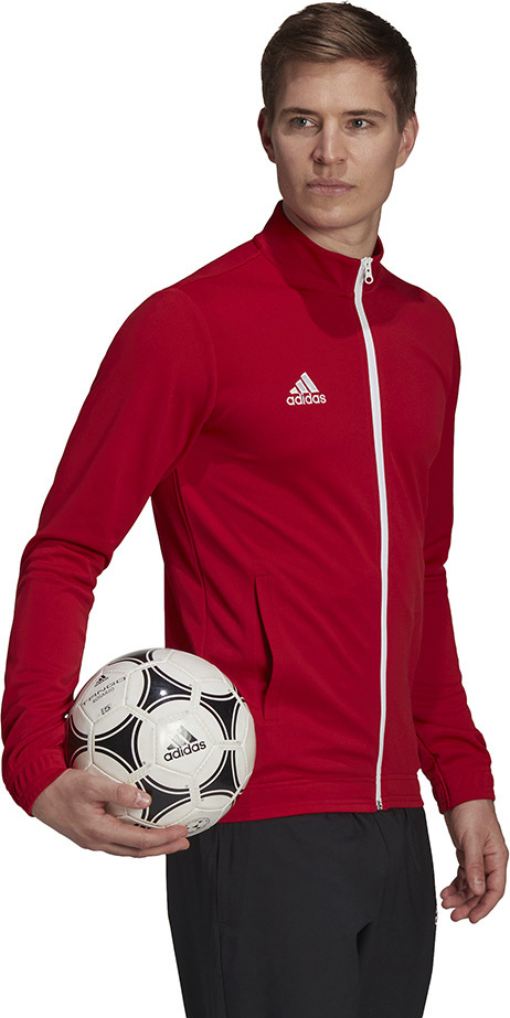 Pánská Mikina Adidas Entrada 22 Track Jacket Červená H57537 velikost 2XL