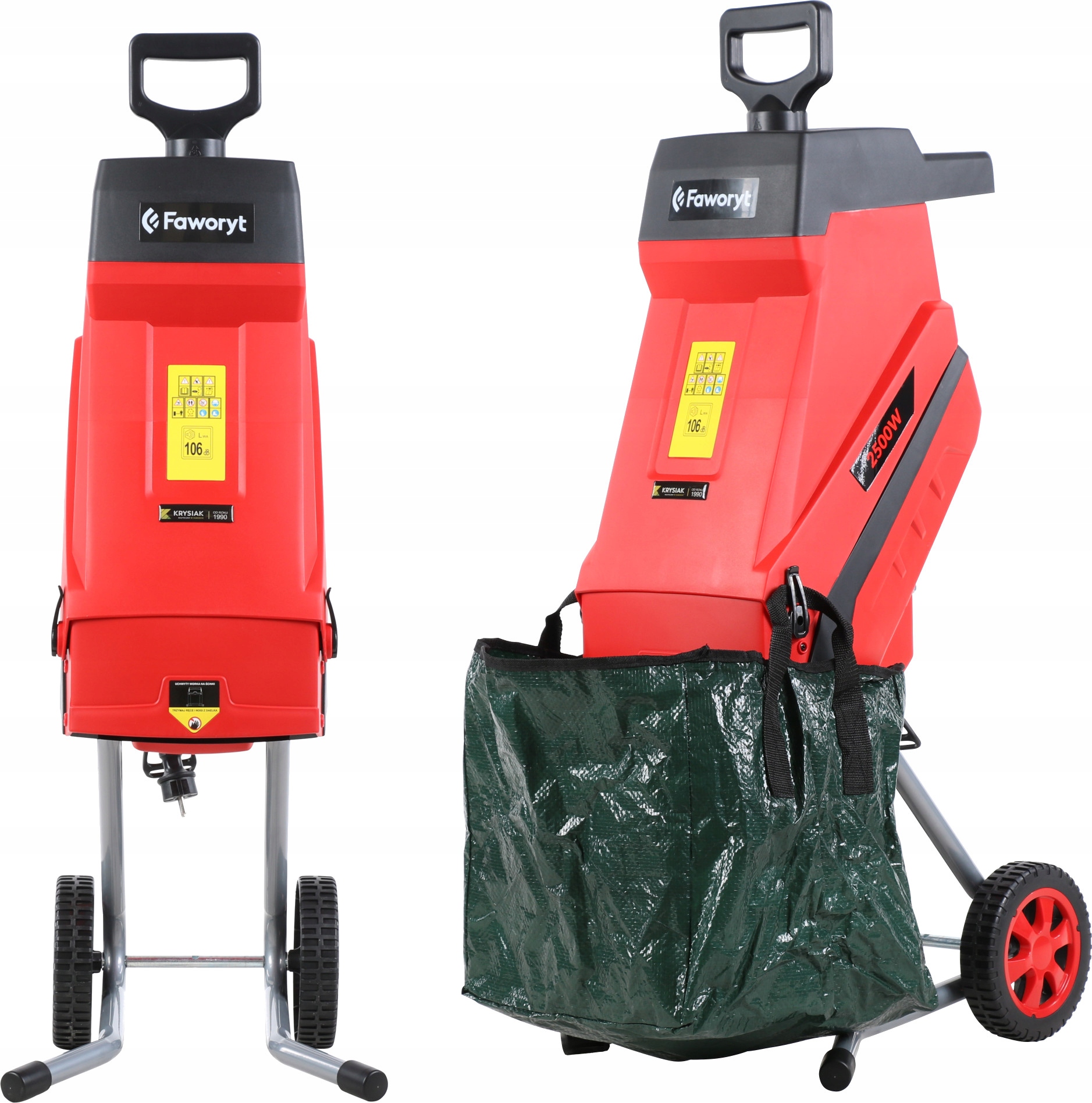 

Rębak Rozdrabniacz Gałęzi Tarczowy 2500W 45mm +ko