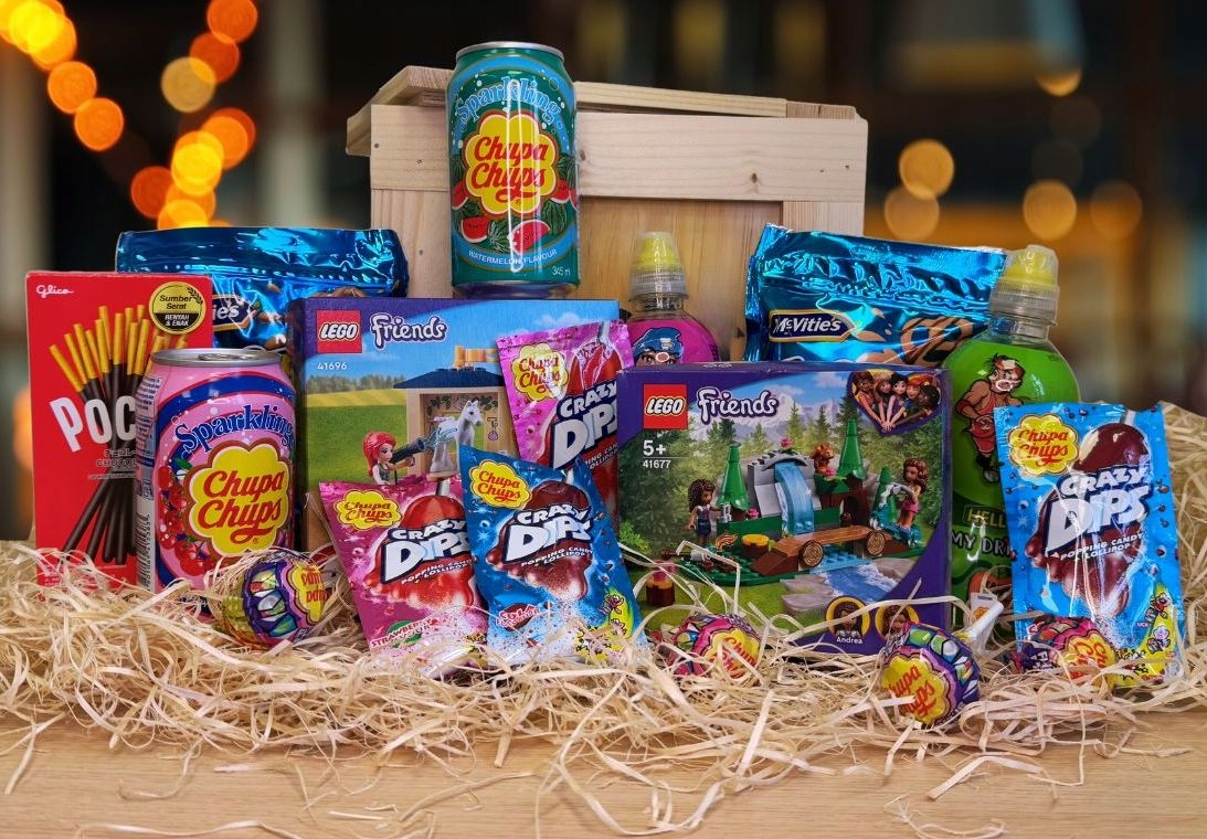 Levně Dárková bedna s Lego Friends děti Svátek na Narozeniny dárek Páčidlo