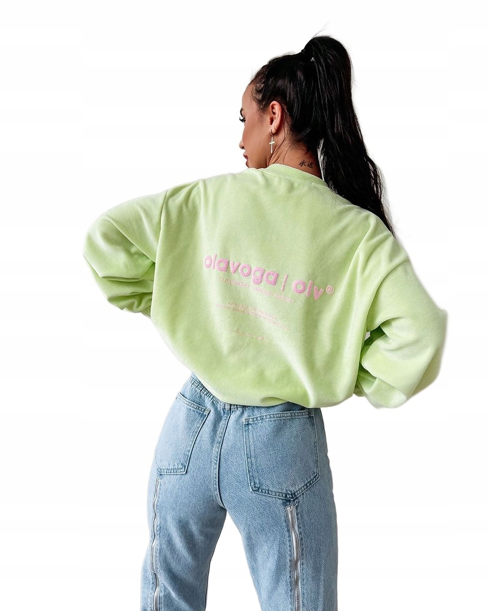 Bluza damska Olavoga Velvora 2026 limonkowa S