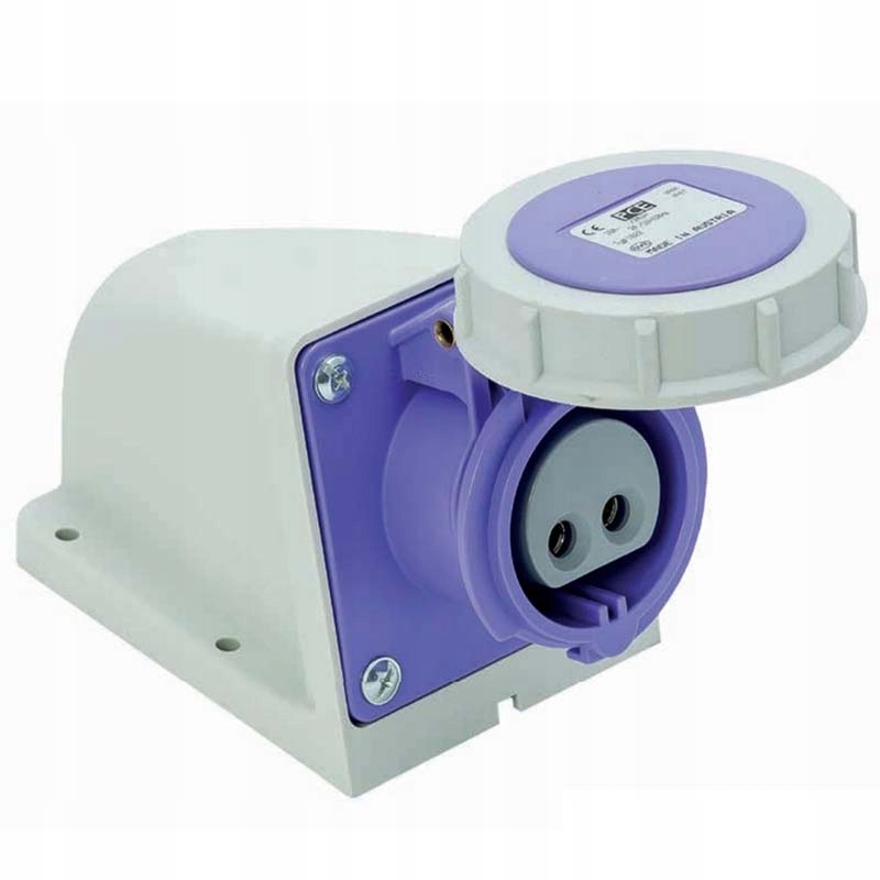 Gniazdo stałe niklowane 24V 16A 2P IP67 1622V PCE Marka Pce