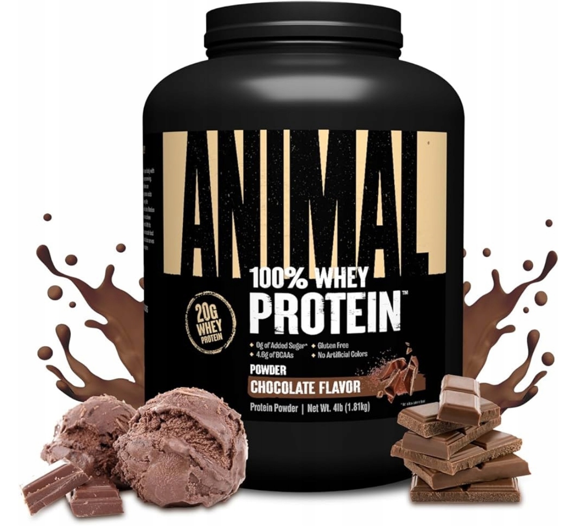 Universal Animal 100% Whey Protein 1.81 kg Čokoláda Čokoládový protein