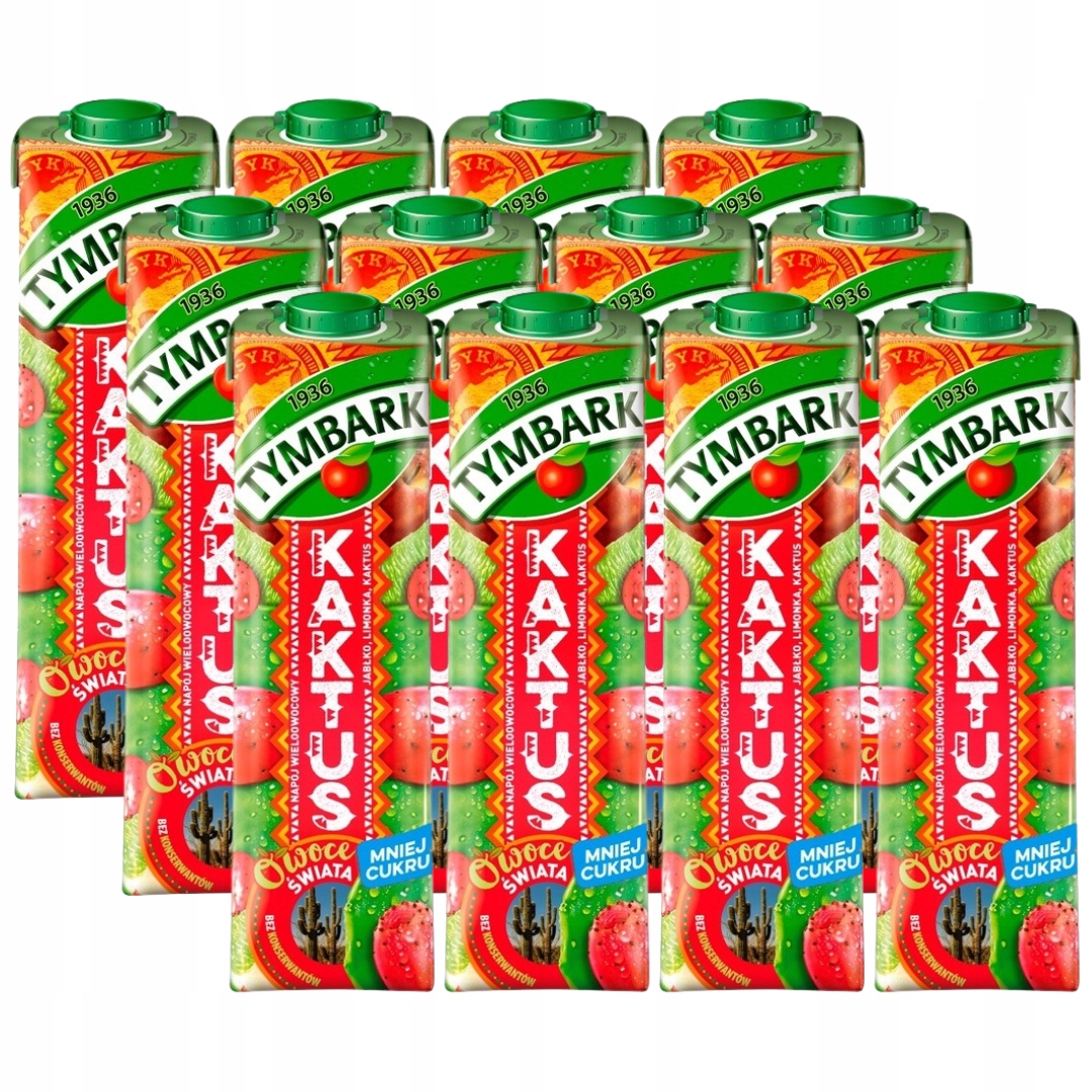 Levně Tymbark Fruits of the World Víceovocný nápoj Cactus 1 lx 12 kusů