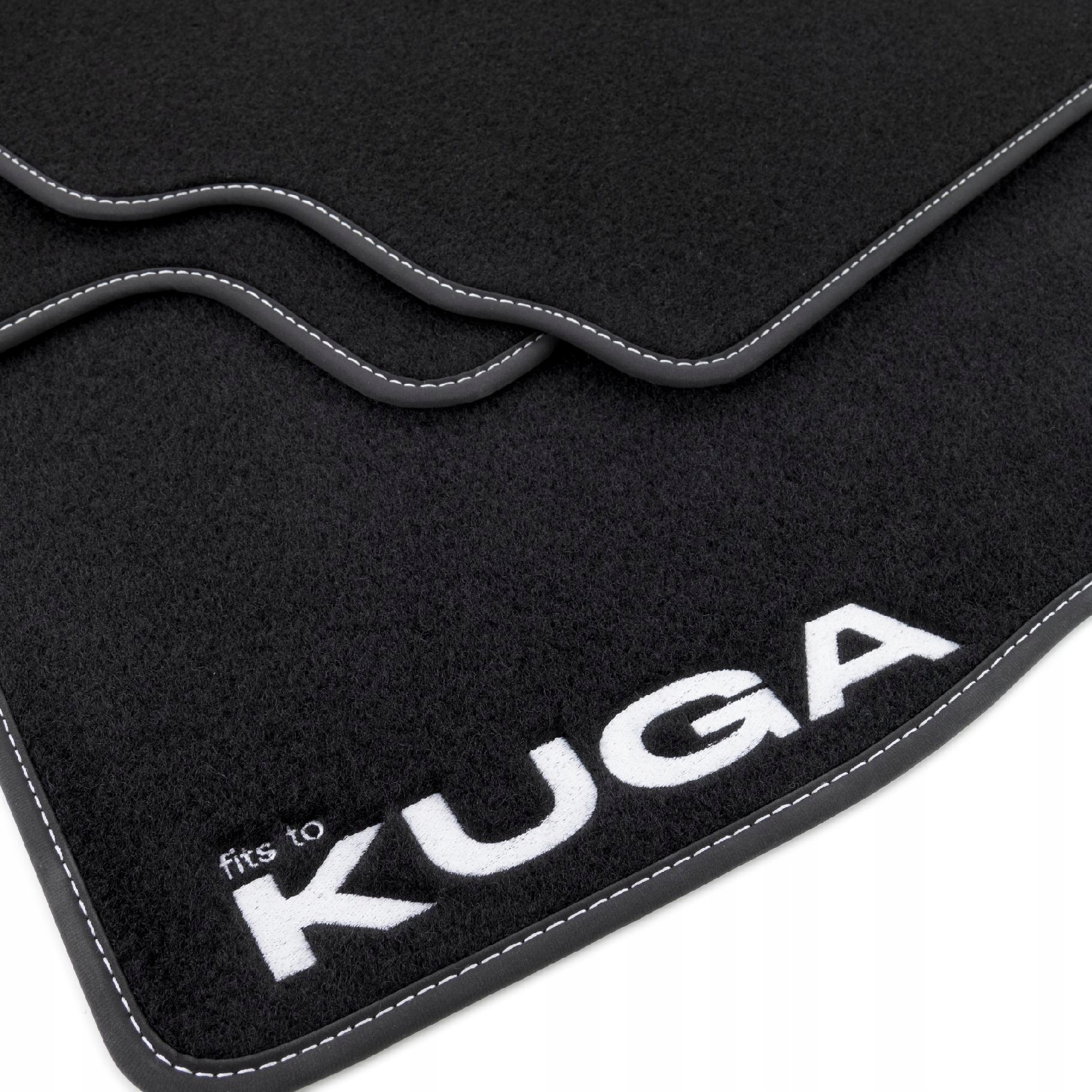 Dywaniki welurowe LOGO do FORD Kuga I 2008 2012