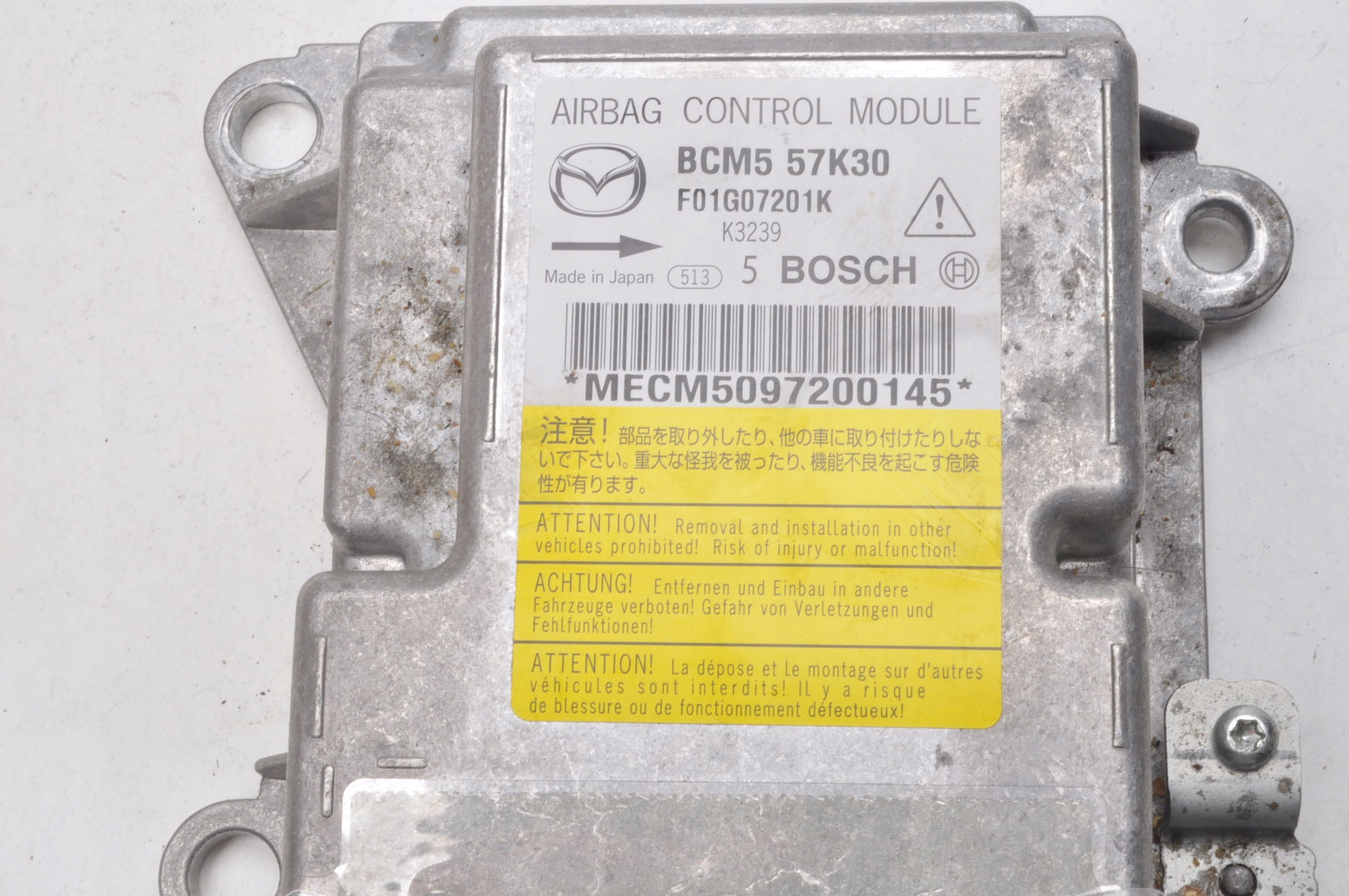 mazda 3 II BL Подушки безопасности BCM57K30