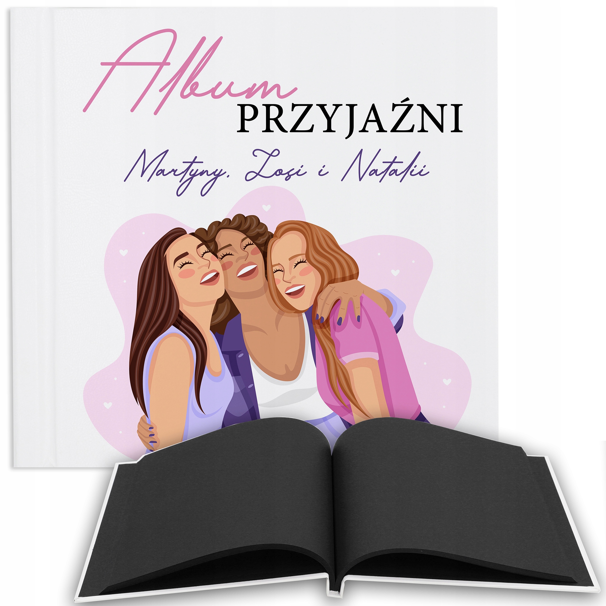 Album Dárek Den přátelství Černé stránky Vzory