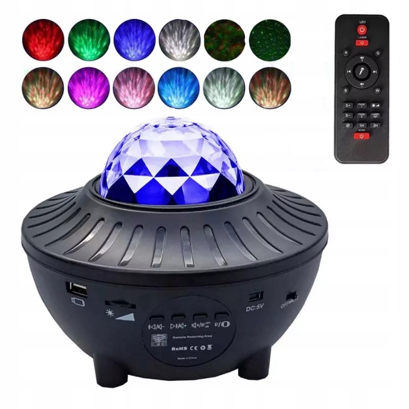 Проектор Звезд Star LED-Динамик Bluetooth Океан