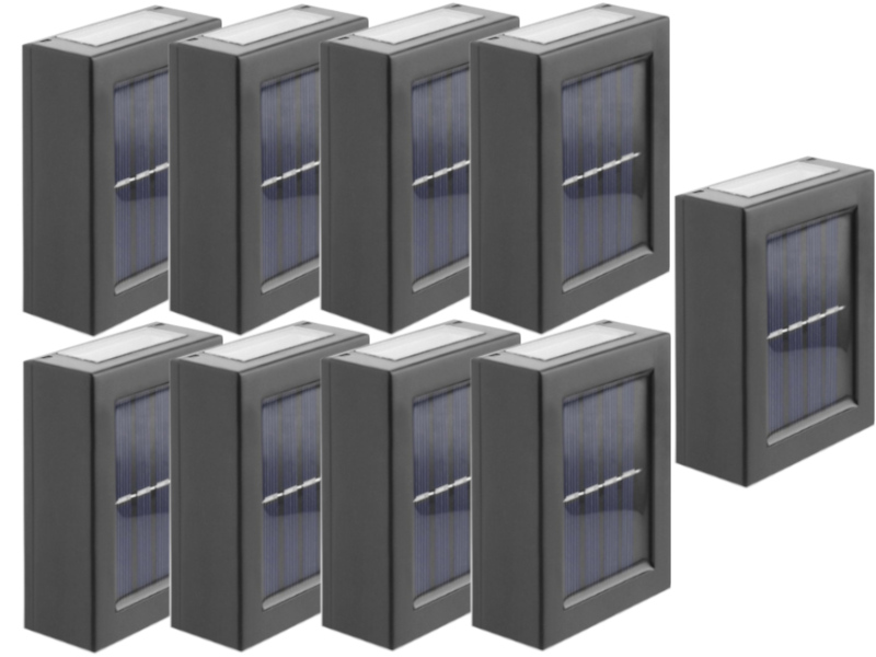 9 x Led nástěnné svítidlo na fasádu a stěnu senzor