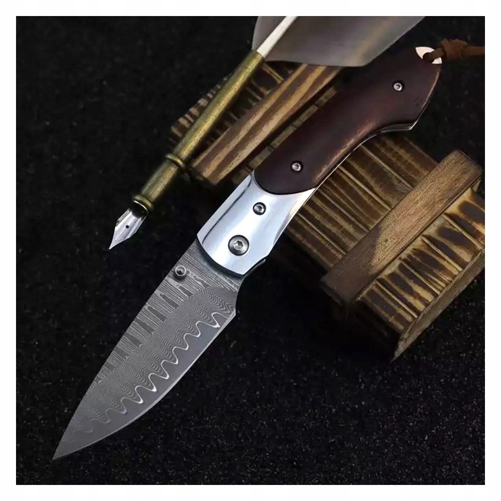 Nóż składany Dellinger Mushroom Killer vg10 Damascus