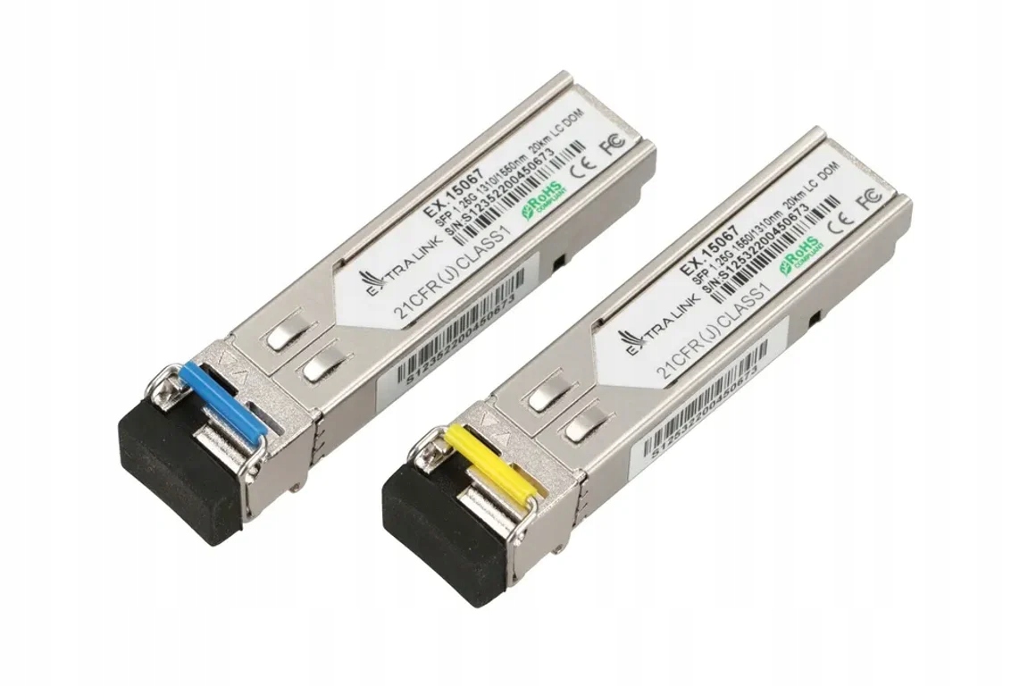 Extralink Sfp 1. 25G Moduł Sfp Wdm 1,25Gbps, 1310/ 1550nm, single mode,