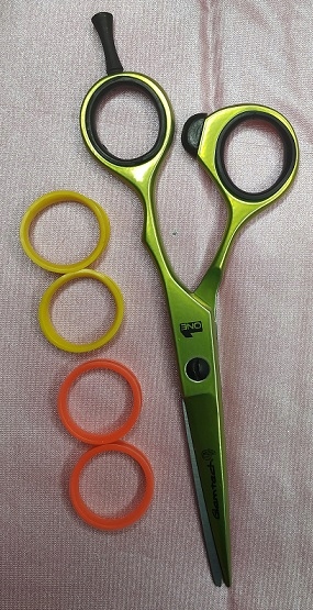 Glamtech kadeřnické nůžky 5.5" zelené