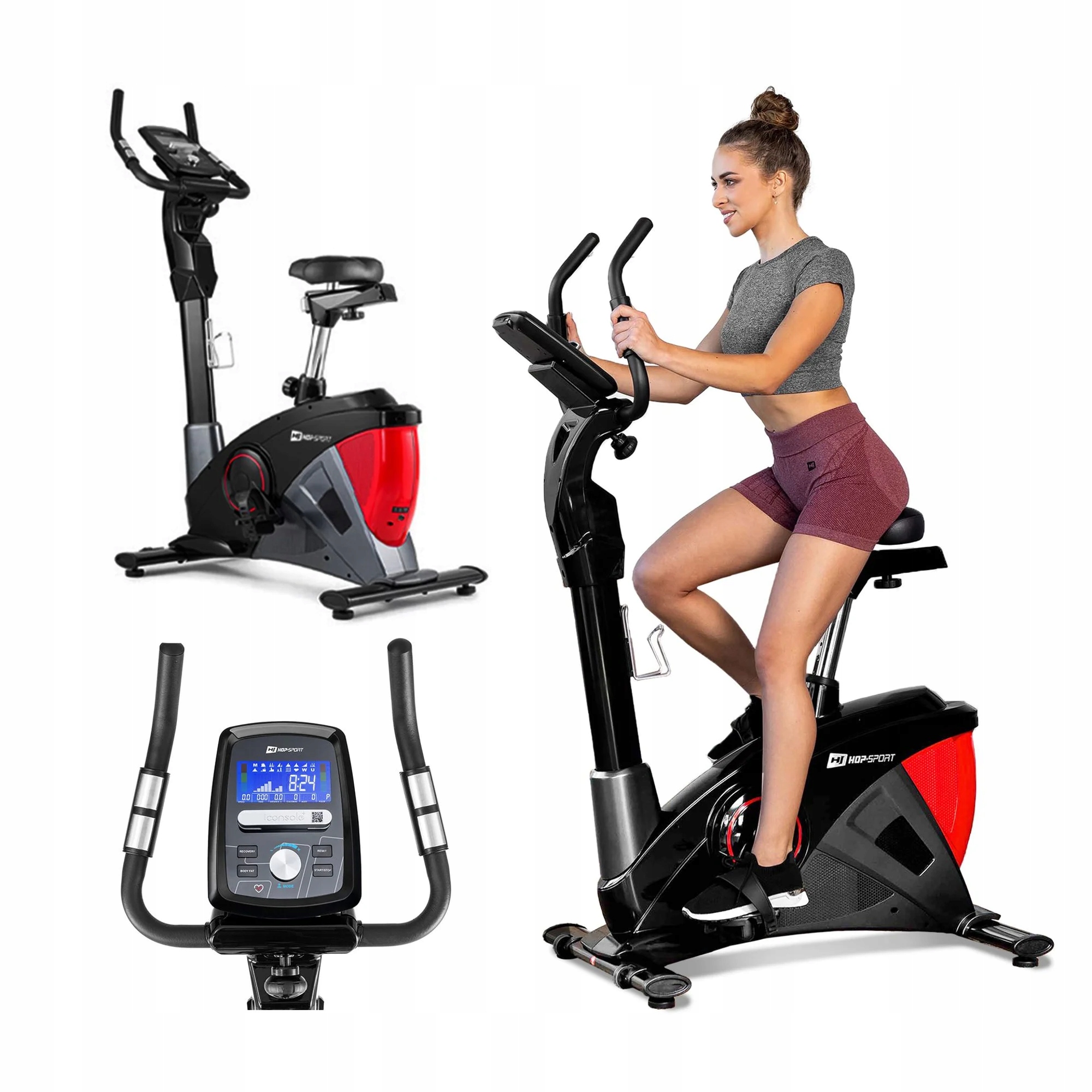 Rower Treningowy Stacjonarny Elektryczny-Magnetyczny Programy+Aplikacje