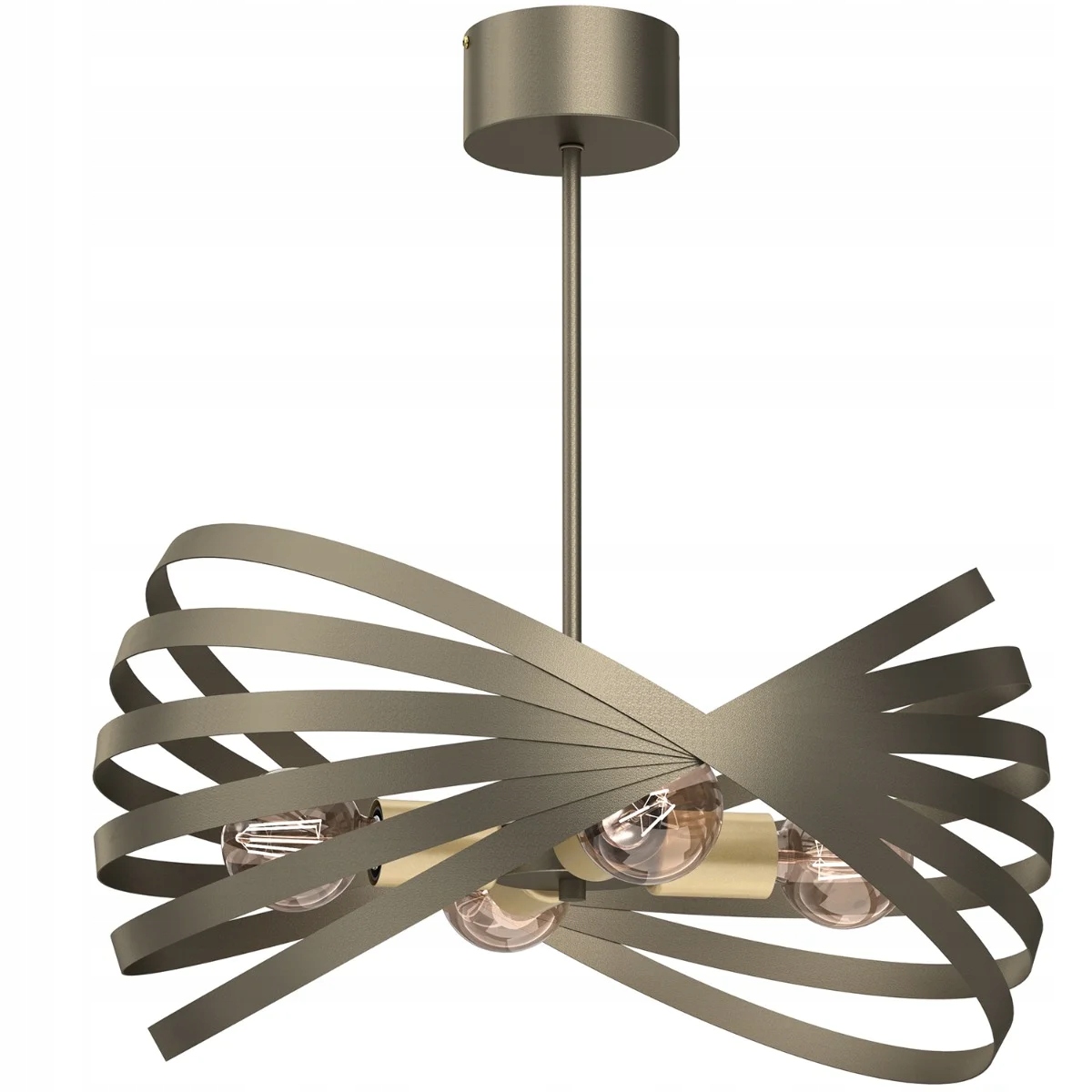 Dekorativní titanová zlatá závěsná lampa do obývacího pokoje v ložnici, moderní, Luminex