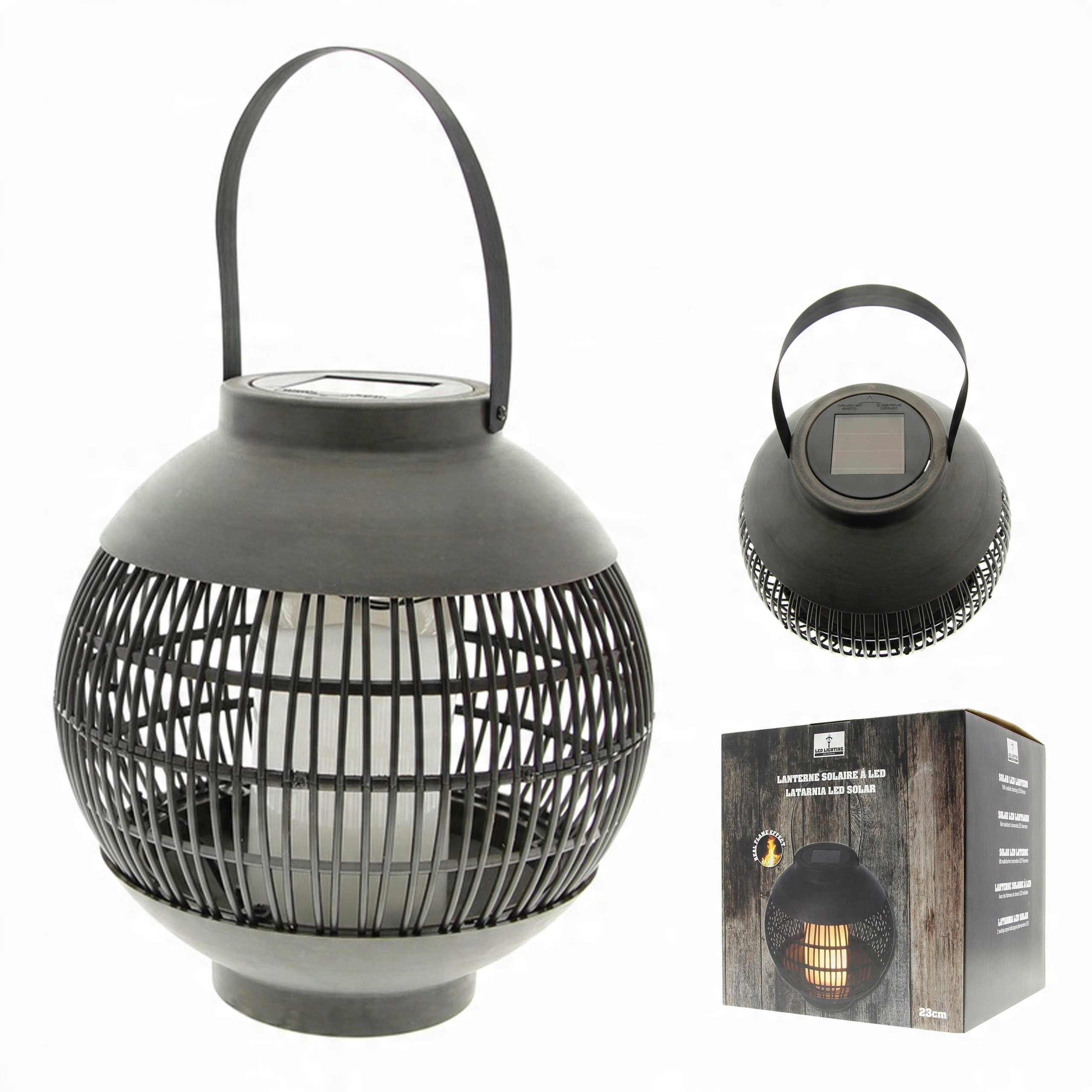 

Lampion Lampa Solarna Latarnia Pochodnia Led Soalr
