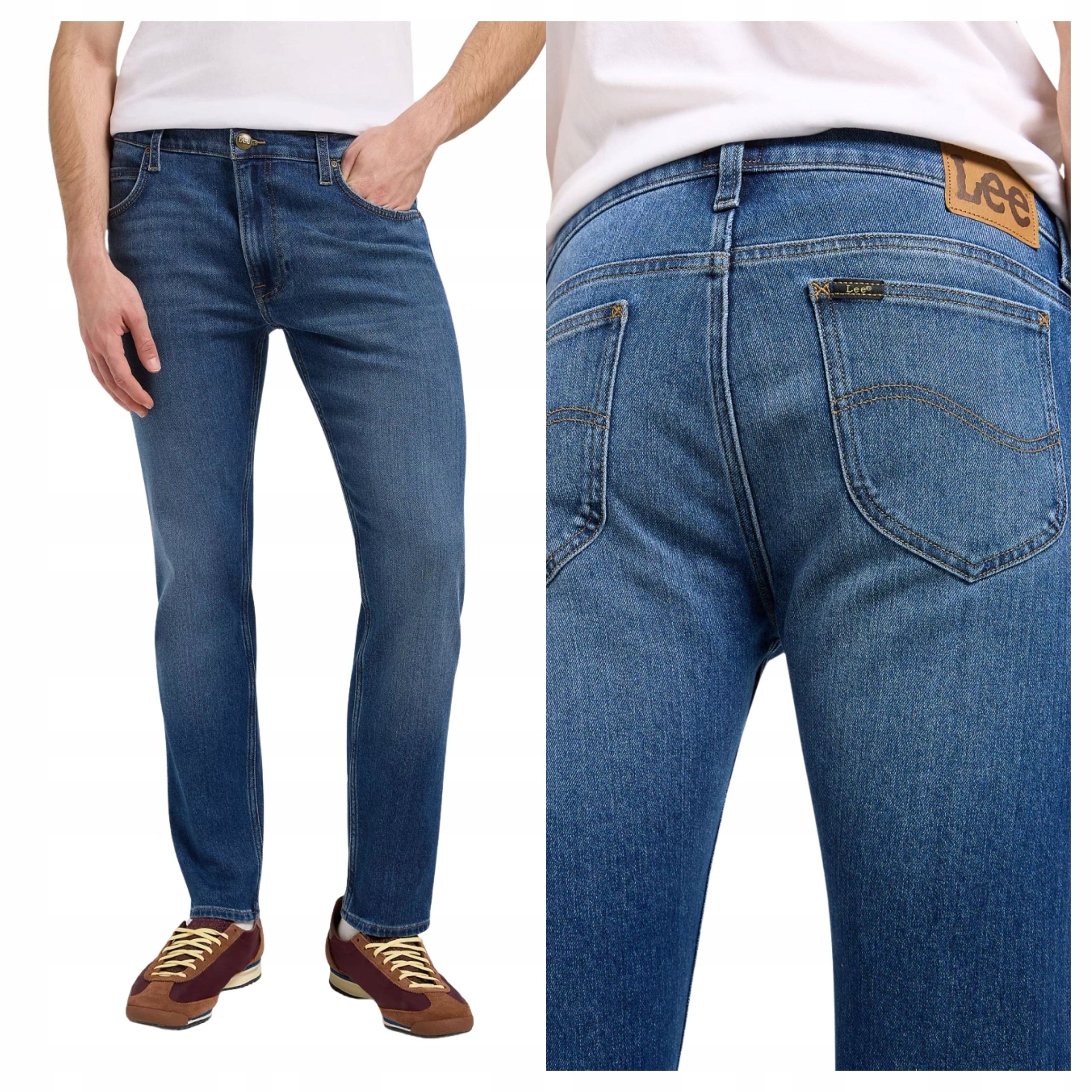 Pánské džínové kalhoty Lee Rider Carson Classic Denim W34 L32