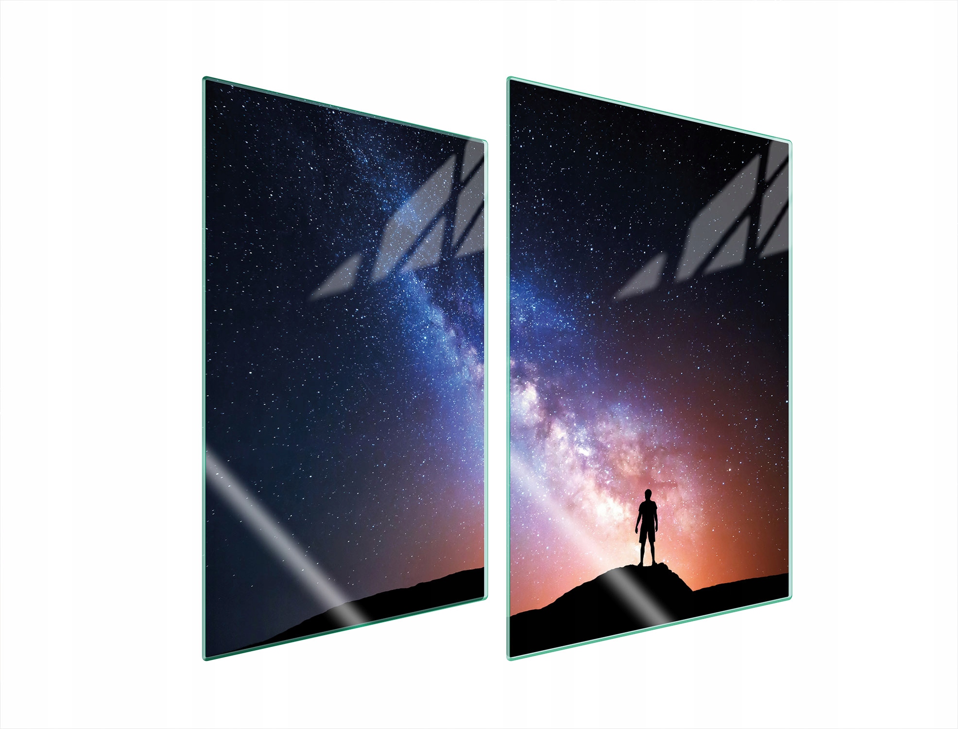 Skleněná Ochranná Deska Do Kuchyně 2x35x52 Hvězdy Tvrzené Sklo