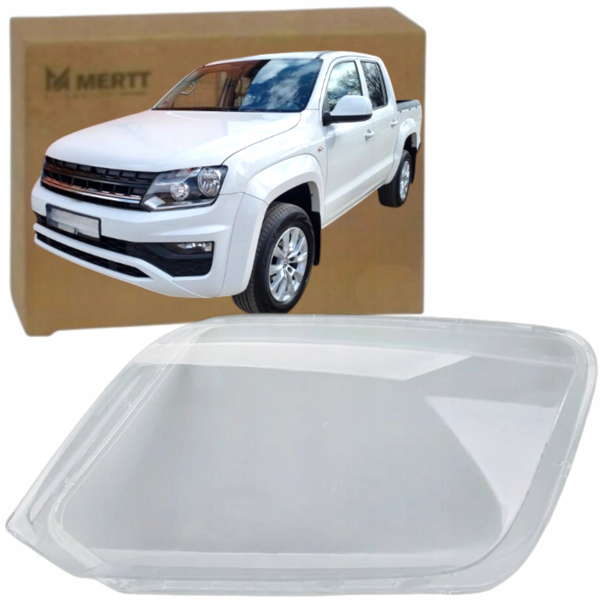 Volkswagen Amarok 2009-2021 Levé Sklo Sklo Světlometu Předního Světla