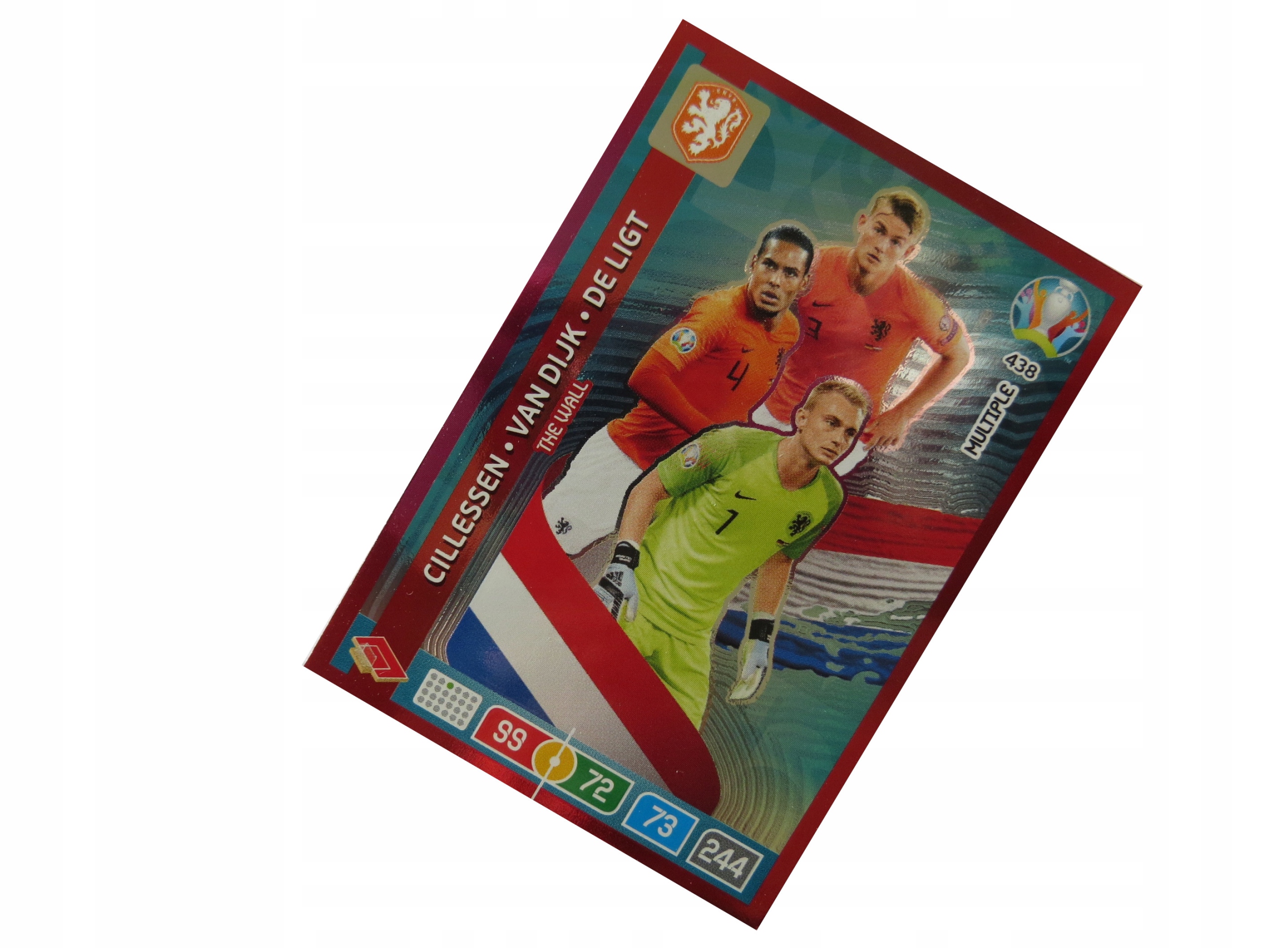 Panini Uefa Euro 2020 Karty Piłkarskie Multiple The Wall 438 Holandia