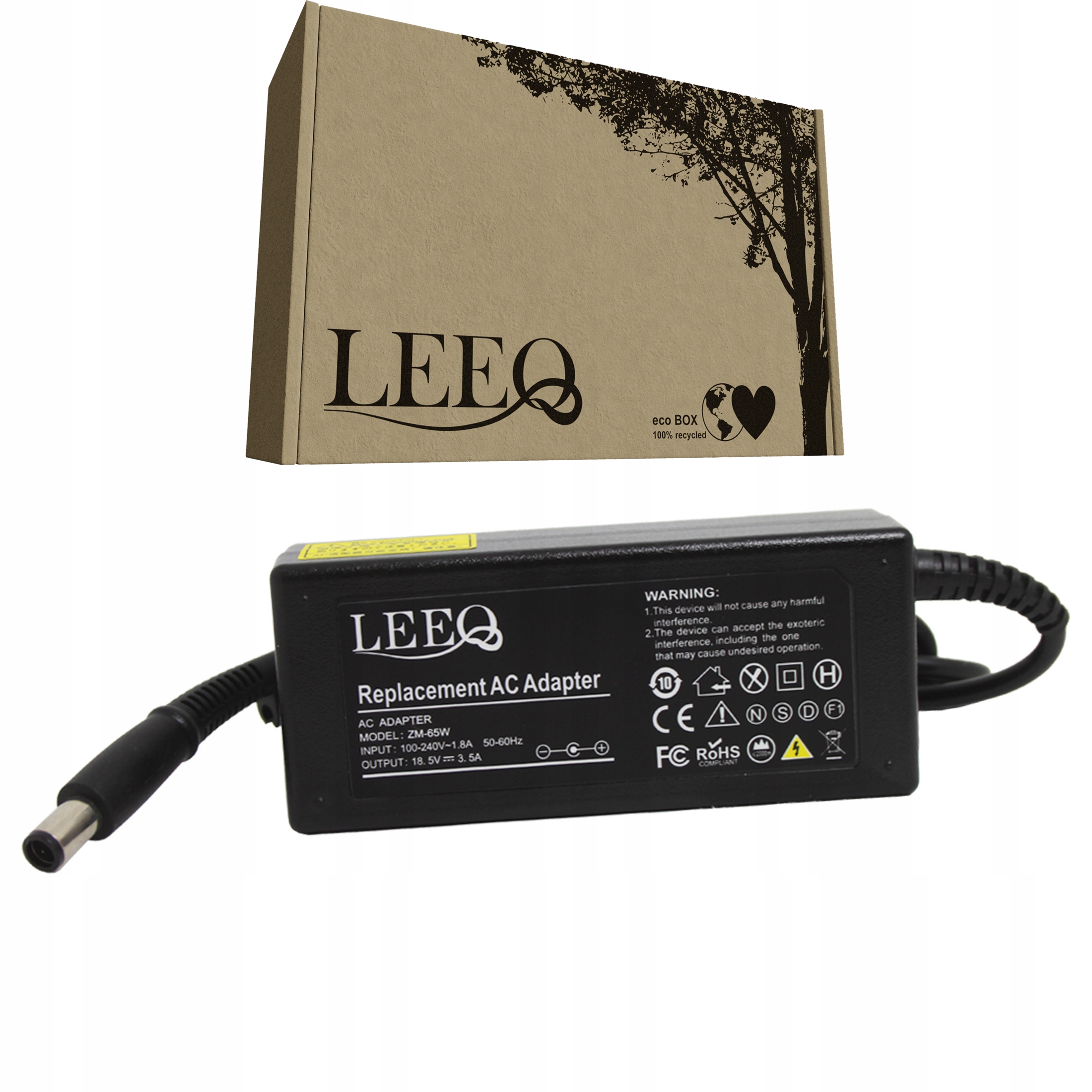 

Ładowarka do laptopa Hp 65W 18,5V/3,5A 7,4x5,0 pin