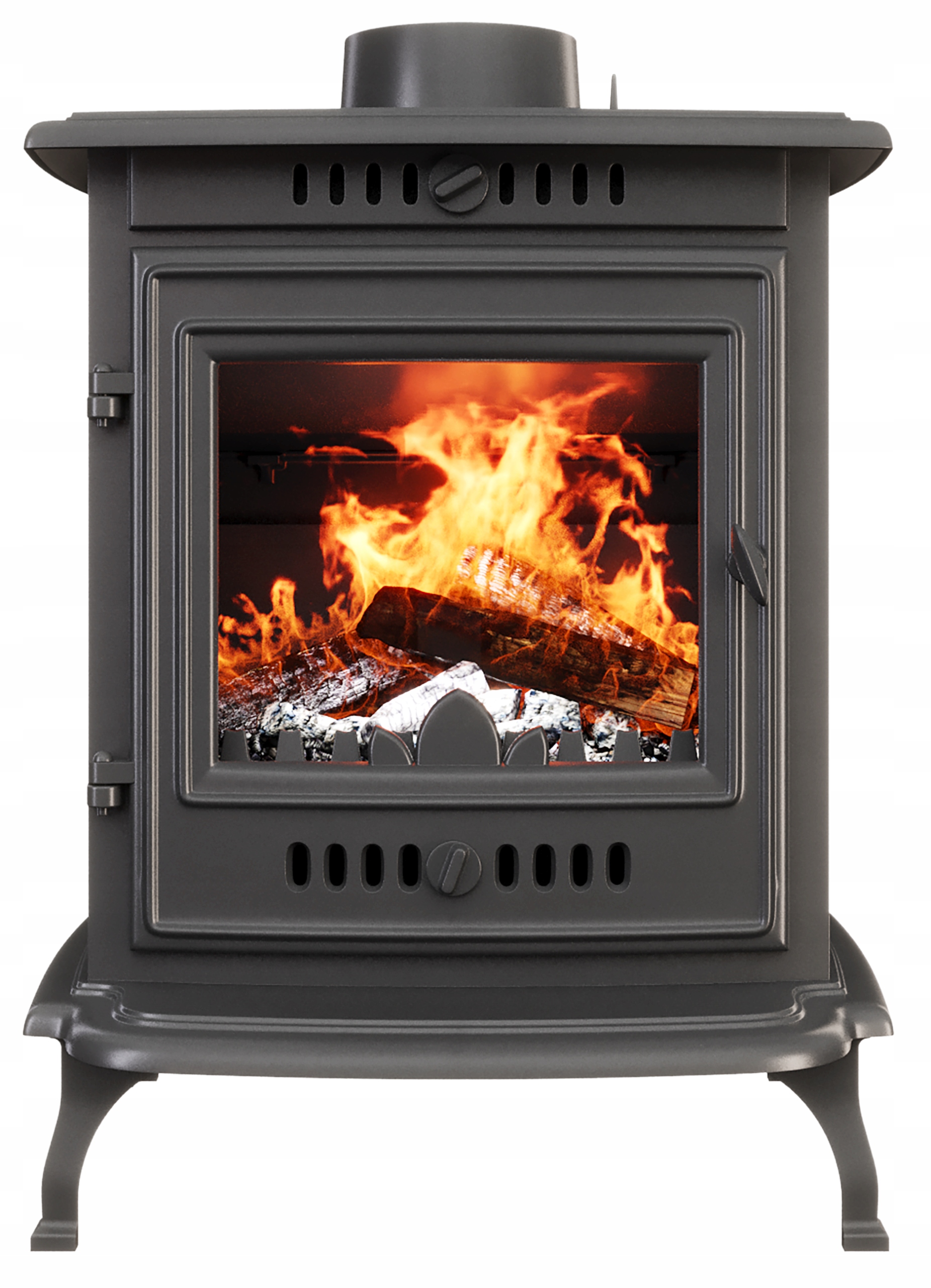 Kamna litinová volně stojící kamna koza litinová 6,8 kW krb na dřevo P10