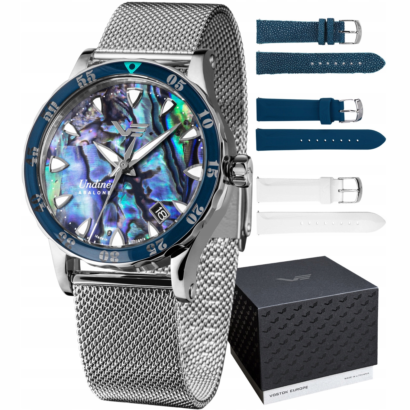 Dámské hodinky Vostok Europe NH35A-515A757B stříbrné