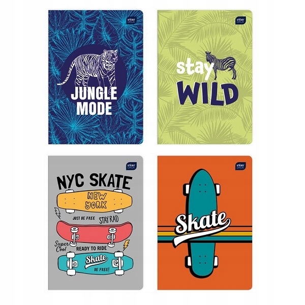 

Zeszyt A5/32k w 3-linie kolorowe Trends Boys