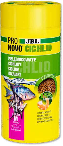 Jbl Pronovo Cichlid Grano M 1000ML krmivo pro akvarijní rybičky (31235)