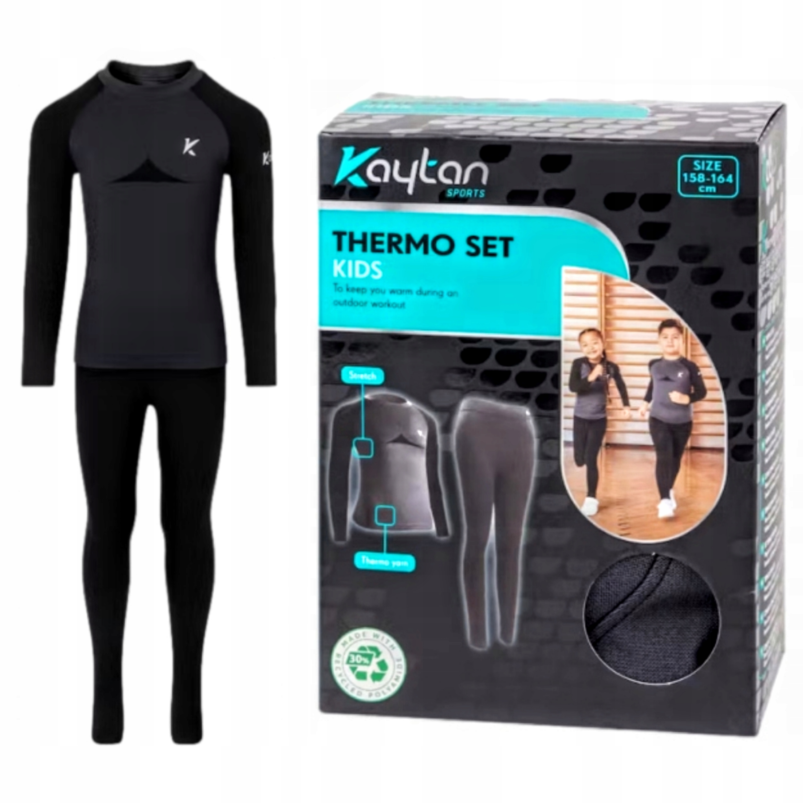 Komplet Bielizna Termiczna Odzież Dla Dzieci Kaytan Porządna 122 128 cm