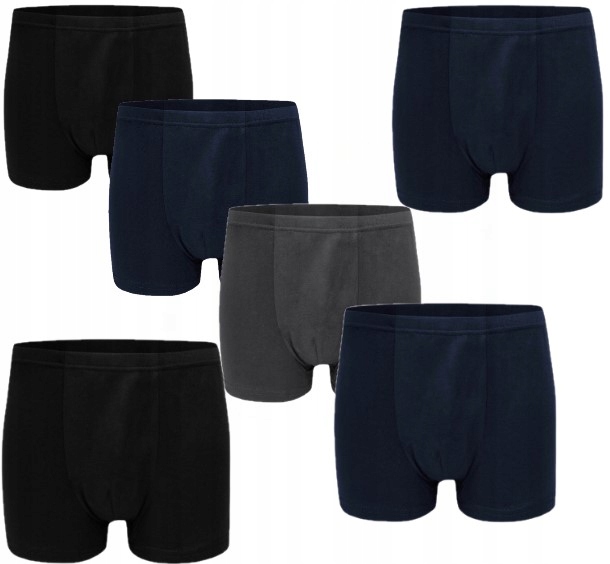 

6 szt. Bokserki Bambusowe Antybakteryjne XXXXL