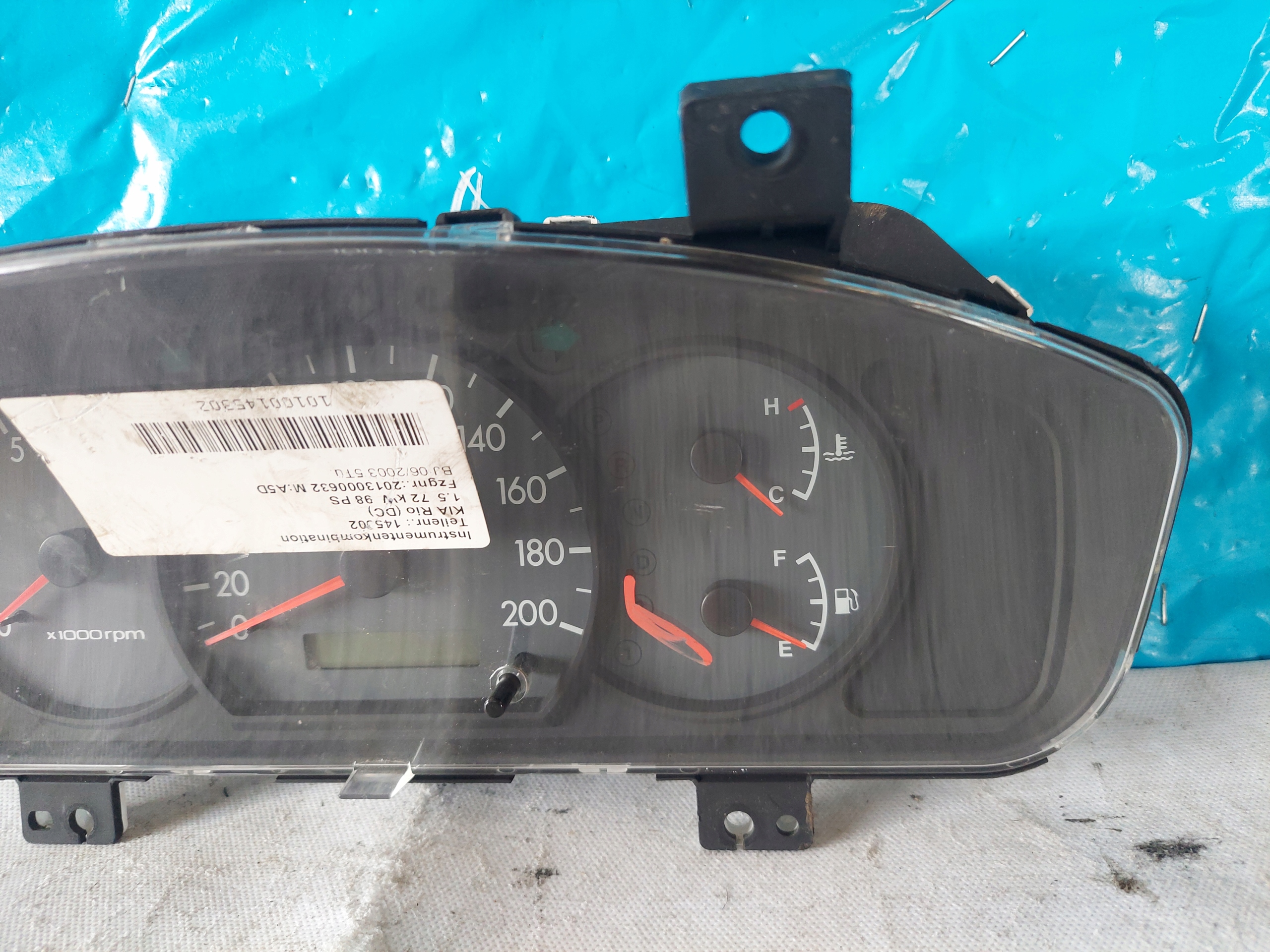 dials clock KIA RIO 1.5 B DC AUT 94003FD170