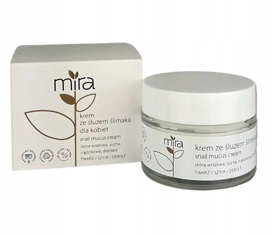 

mira Krem ze śluzem ślimaka dla kobiet 50g