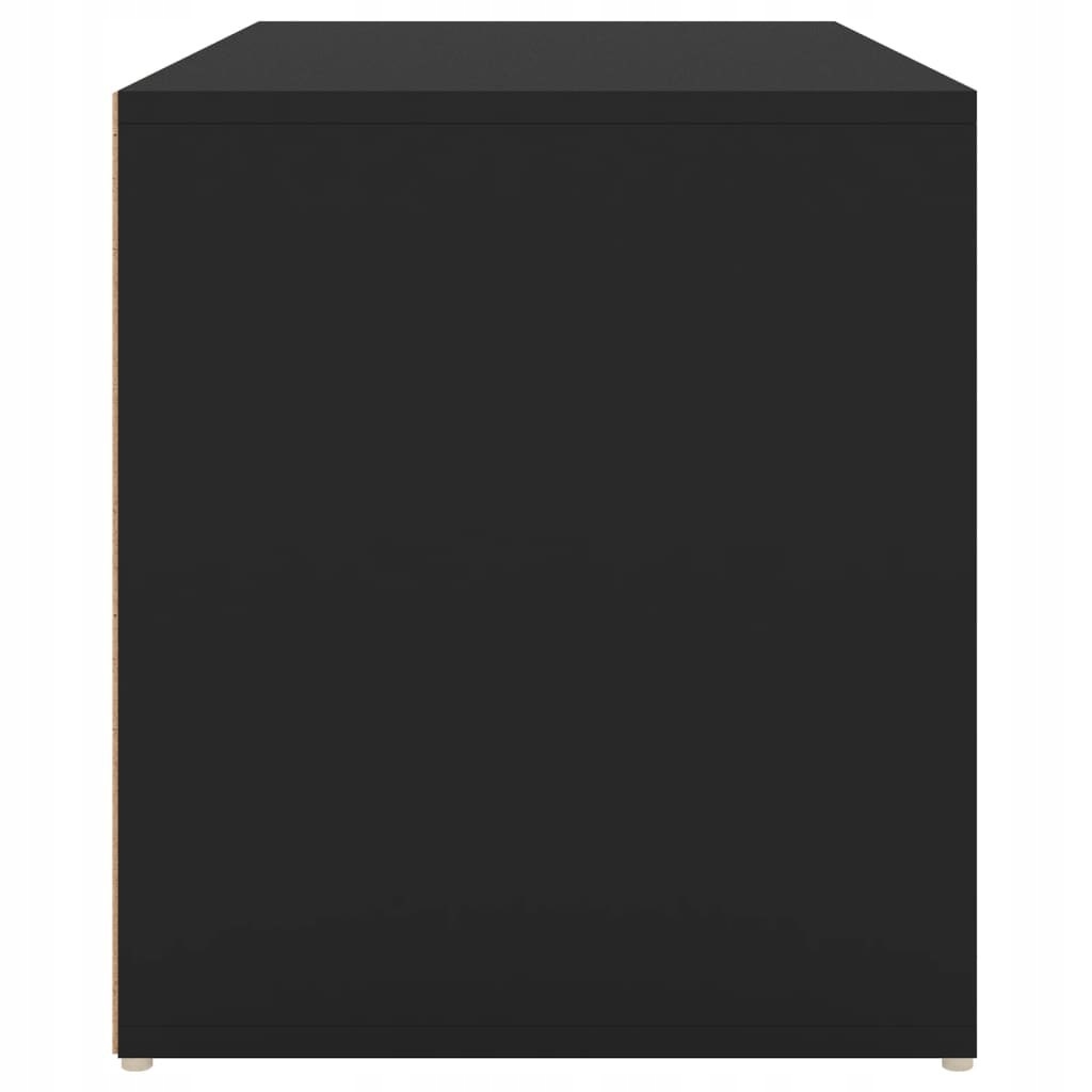 ŁAWKA DO PRZEDPOKOJU 80X40X45CM CZARNA Kolor obicia czarny