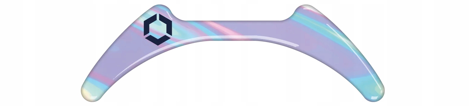 Naklejki magnetyczne na strzemiona Flex-on Holo fioletowe