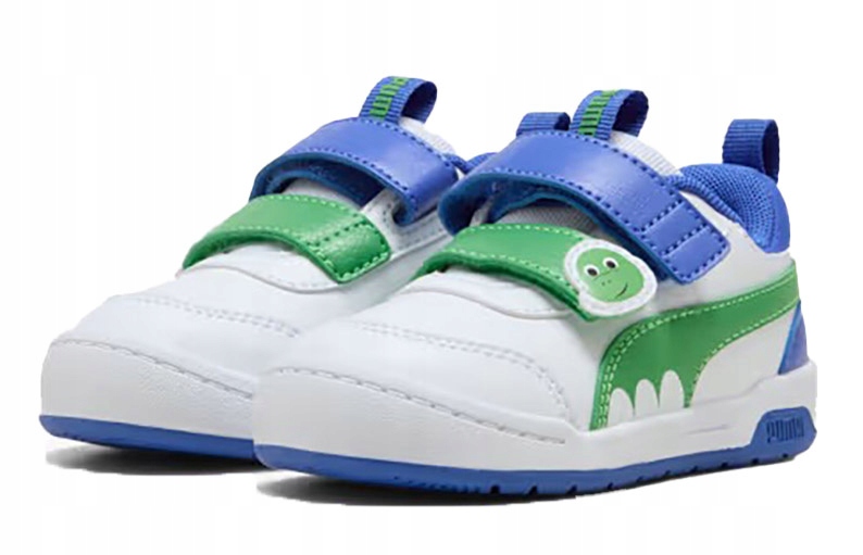 Buty sportowe Puma dziecięce sneakersy z dinozaurem białe 35