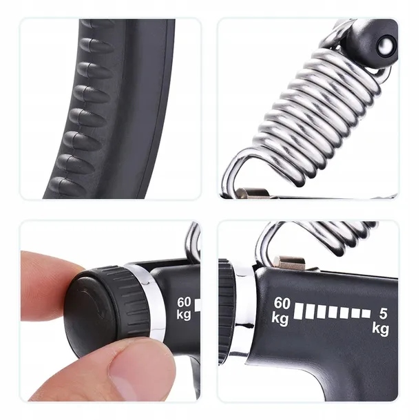 ŚCISKACZ DO RĄK 5-60KG REHABILITACJA TRENING DŁONI PRZEDRAMION JAKOŚĆ Kod producenta DO TRENINGU SIŁOWEGO TRENING