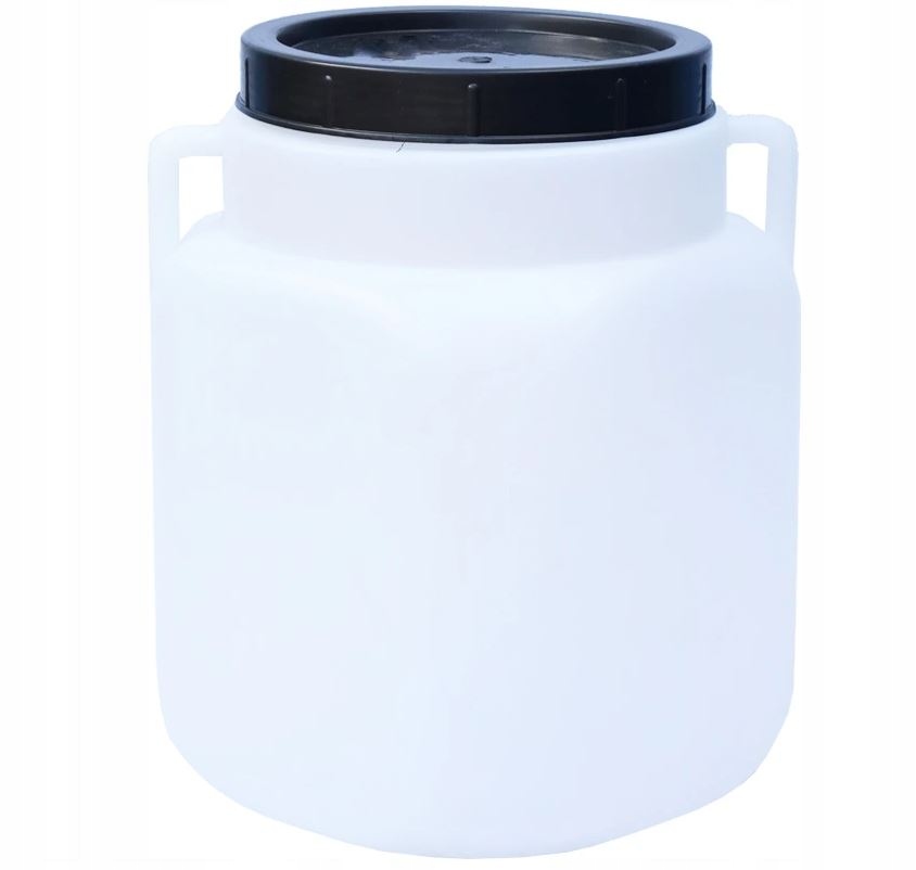 BECZKA PLASTIKOWA na wodę DO KISZENIA KAPUSTY OGÓRKÓW 30L KWADRATOWA atest EAN (GTIN) 5905155016775