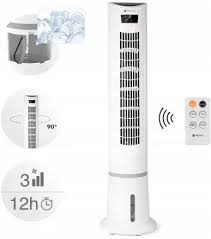 Velký stojanový sloupový vodní ventilátor 55 W Tecvance oscilace, ionizace