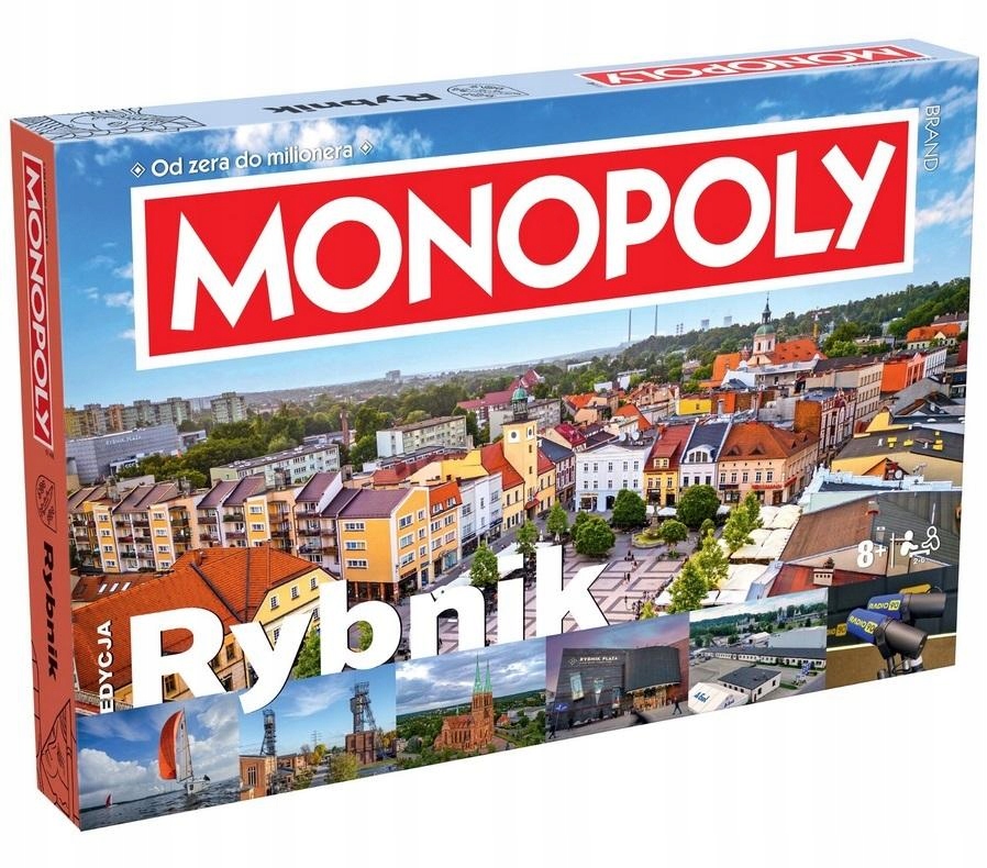 Monopoly Rybnik Gra planszowa Winning Moves